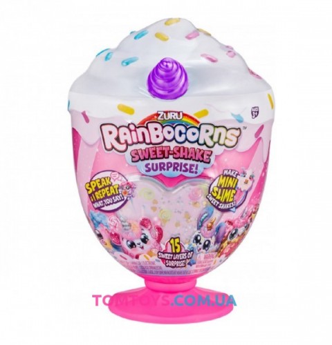 Мягкая игрушка сюрприз Zuru Rainbocorn Sweet Shake
