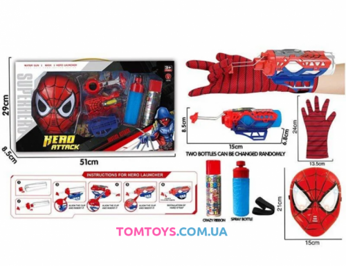 Перчатка Человека Паука Стреляет Паутиной SPIDER MAN WL 8834-50